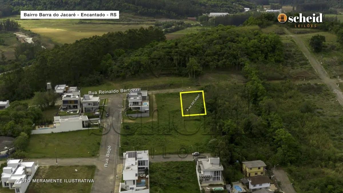 Área de 397,65m², situada na Rua Reinoldo Bertozzi, matrícula 34.891 do RI de Encantado/RS em Encantado/RS - foto 1