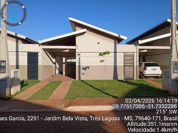 Casa, 64.72 de área total, 64.72 de área privativa, 153.20 de área do terreno,  2 qto(s), em Três Lagoas/MS