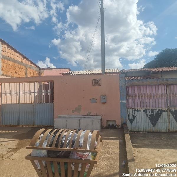 Casa, 67.34 de área total, 67.34 de área privativa, 180.00 de área do terreno,  2 qto(s), em Santo Antônio do Descoberto/GO