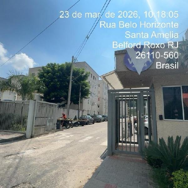 Apartamento, 78.27 de área total, 43.29 de área privativa, 0.00 de área do terreno,  2 qto em Belford Roxo/RJ