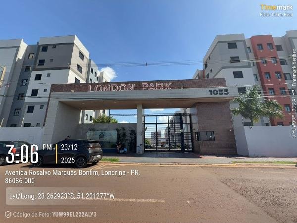 Apartamento, 0.00 de área total, 37.64 de área privativa, 0.00 de área do terreno,  1 qto( em Londrina/PR