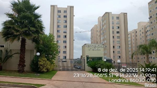 Apartamento, 53.69 de área total, 43.60 de área privativa, 0.00 de área do terreno,  2 qto em Londrina/PR