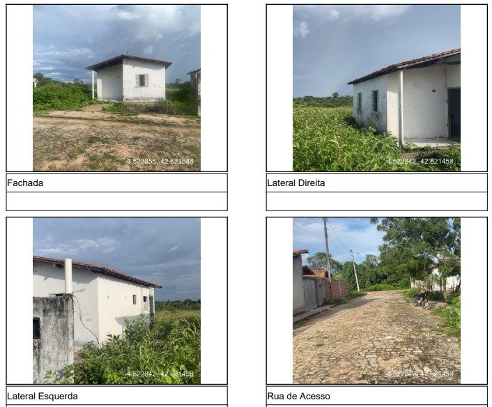 Casa, 0.00 de área total, 41.85 de área privativa, 200.00 de área do terreno,  2 qto(s), v em Lagoa Alegre/PI