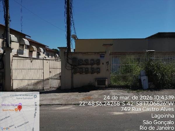 Casa, 34.85 de área total, 34.85 de área privativa, 36.00 de área do terreno,  1 qto(s), W em São Gonçalo/RJ