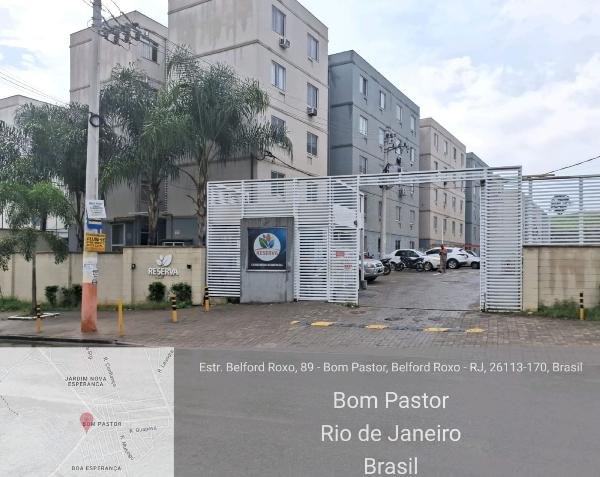 Apartamento, 0.00 de área total, 48.00 de área privativa, 0.00 de área do terreno,  2 qto( em Belford Roxo/RJ